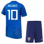 Kroatien Modrić 10 Fotbollströja Barn Borta VM 2026