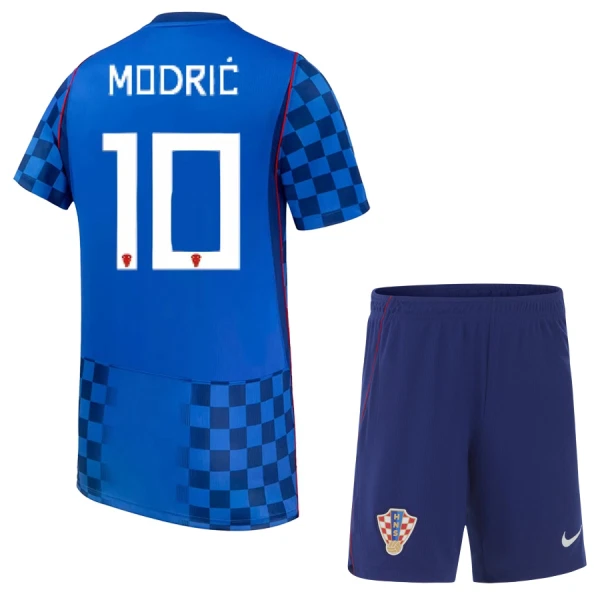 Kroatien Modrić 10 Fotbollströja Barn Borta VM 2026 Kroatien Modrić 10 Fotbollströja Barn Borta VM 2026
