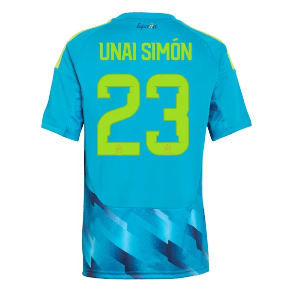 Spanien Unai Simon 23 Målvakt Fotbollströja VM 2026 Spanien Unai Simon 23 Målvakt Fotbollströja VM 2026