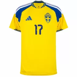 Sverige Gyokeres 17 Fotbollströja Hemma VM 2026