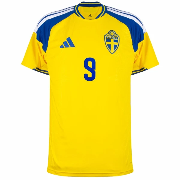 Sverige Isak 9 Fotbollströja Hemma VM 2026