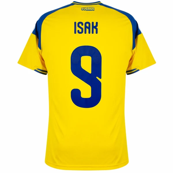 Sverige Isak 9 Fotbollströja Hemma VM 2026
