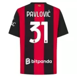 AC Milan Pavlovic 31 Fotbollströja Hemma 2026/27
