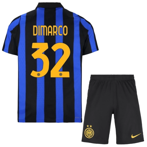 Inter Milan Dimarco 32 Fotbollströja Barn Hemma 2026/27