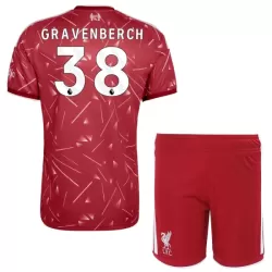 Liverpool Gravenberch 38 Fotbollströja Barn Hemma 2026/27