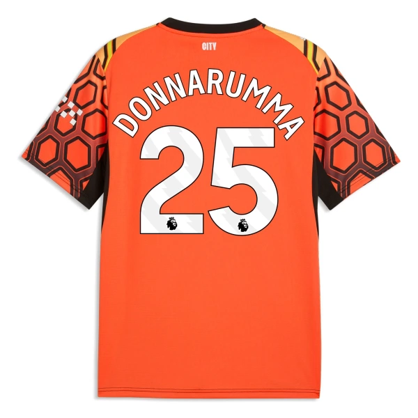 Manchester City Donnarumma 25 Målvakt Fotbollströja Tredje 2026/27 Orange