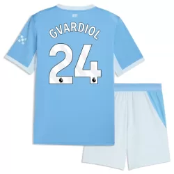 Manchester City Gvardiol 24 Fotbollströja Barn Hemma 2026/27