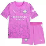 Manchester City Målvakt Fotbollströja Barn Borta 2026/27 Rosa