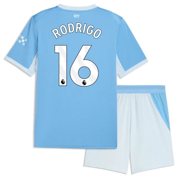 Manchester City Rodrigo 16 Fotbollströja Barn Hemma 2026/27 Manchester City Rodrigo 16 Fotbollströja Barn Hemma 2026/27
