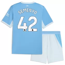 Manchester City Semenyo 42 Fotbollströja Barn Hemma 2026/27