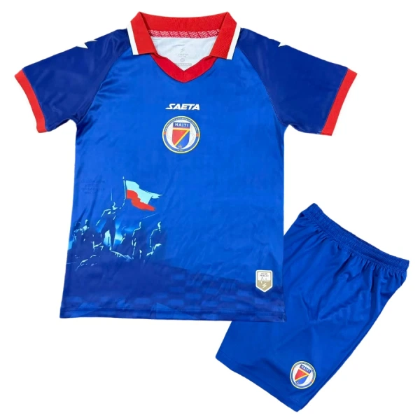 Haiti Fotbollströja Barn Hemma VM 2026