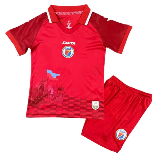 Haiti Fotbollströja Barn Tredje VM 2026 Haiti Fotbollströja Barn Tredje VM 2026