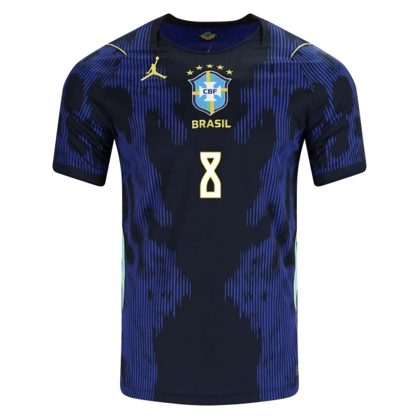 Brasilien Bruno Guimaraes 8 Fotbollströja Borta VM 2026