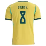 Brasilien Bruno Guimaraes 8 Fotbollströja Hemma VM 2026