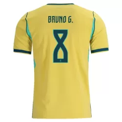 Brasilien Bruno Guimaraes 8 Fotbollströja Hemma VM 2026 Brasilien Bruno Guimaraes 8 Fotbollströja Hemma VM 2026