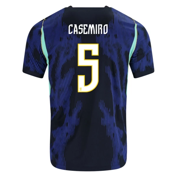 Brasilien Casemiro 5 Fotbollströja Borta VM 2026