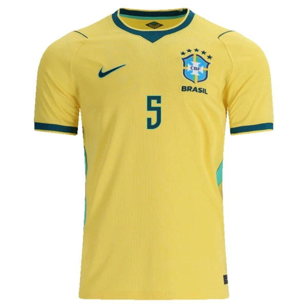 Brasilien Casemiro 5 Fotbollströja Hemma VM 2026