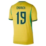 Brasilien Endrick 19 Fotbollströja Hemma VM 2026