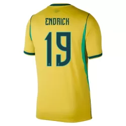 Brasilien Endrick 19 Fotbollströja Hemma VM 2026 Brasilien Endrick 19 Fotbollströja Hemma VM 2026
