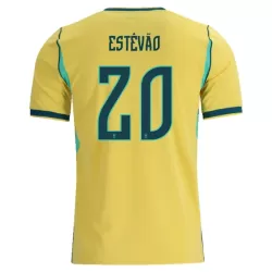 Brasilien Estevao 20 Fotbollströja Hemma VM 2026 Brasilien Estevao 20 Fotbollströja Hemma VM 2026