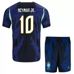 Brasilien Neymar JR 10 Fotbollströja Barn Borta VM 2026 Brasilien Neymar JR 10 Fotbollströja Barn Borta VM 2026