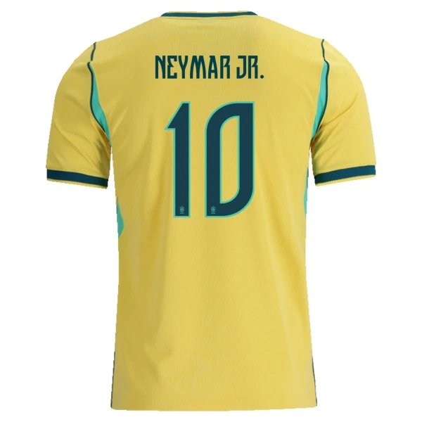 Brasilien Neymar JR 10 Fotbollströja Hemma VM 2026 Brasilien Neymar JR 10 Fotbollströja Hemma VM 2026