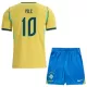 Brasilien Pele 10 Fotbollströja Barn Hemma VM 2026 Brasilien Pele 10 Fotbollströja Barn Hemma VM 2026