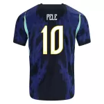 Brasilien Pele 10 Fotbollströja Borta VM 2026