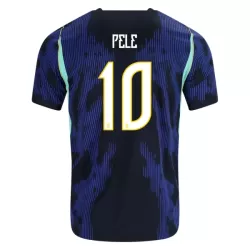Brasilien Pele 10 Fotbollströja Borta VM 2026 Brasilien Pele 10 Fotbollströja Borta VM 2026