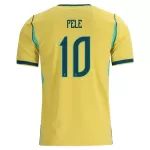 Brasilien Pele 10 Fotbollströja Hemma VM 2026