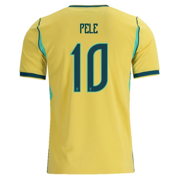 Brasilien Pele 10 Fotbollströja Hemma VM 2026 Brasilien Pele 10 Fotbollströja Hemma VM 2026
