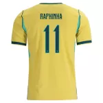 Brasilien Raphinha 11 Fotbollströja Hemma VM 2026