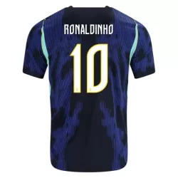 Brasilien Ronaldinho 10 Fotbollströja Borta VM 2026 Brasilien Ronaldinho 10 Fotbollströja Borta VM 2026
