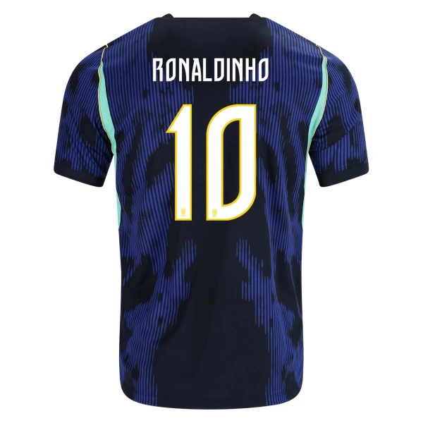 Brasilien Ronaldinho 10 Fotbollströja Borta VM 2026