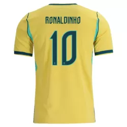 Brasilien Ronaldinho 10 Fotbollströja Hemma VM 2026 Brasilien Ronaldinho 10 Fotbollströja Hemma VM 2026