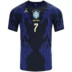 Brasilien Vini JR. 7 Fotbollströja Barn Borta VM 2026