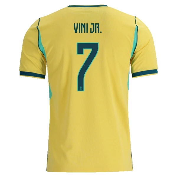 Brasilien Vini JR. 7 Fotbollströja Barn Hemma VM 2026