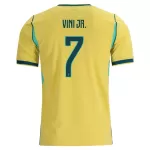 Brasilien Vini JR. 7 Fotbollströja Hemma VM 2026