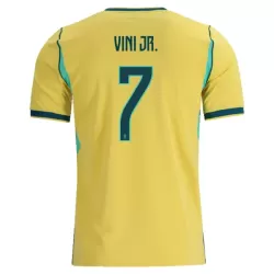 Brasilien Vini JR. 7 Fotbollströja Hemma VM 2026 Brasilien Vini JR. 7 Fotbollströja Hemma VM 2026