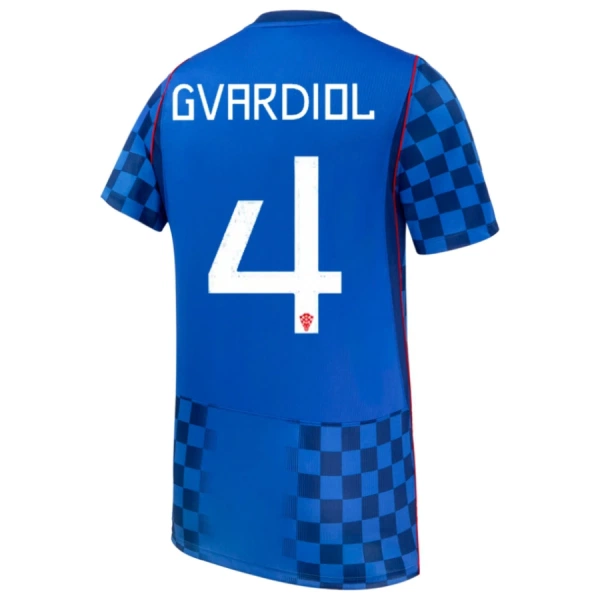 Kroatien Gvardiol 4 Fotbollströja Barn Borta VM 2026