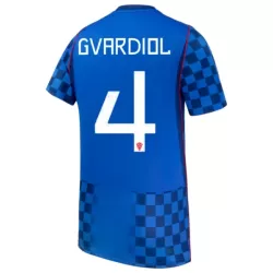 Kroatien Gvardiol 4 Fotbollströja Borta VM 2026