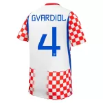 Kroatien Gvardiol 4 Fotbollströja Hemma VM 2026