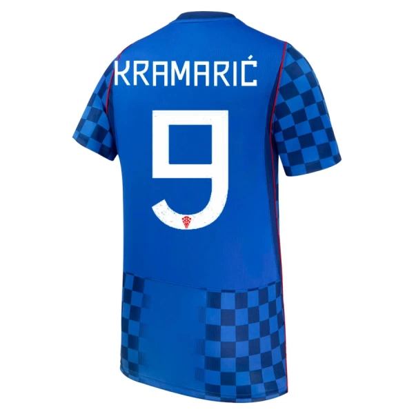 Kroatien Kramaric 9 Fotbollströja Borta VM 2026