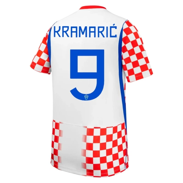 Kroatien Kramaric 9 Fotbollströja Hemma VM 2026