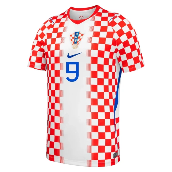 Kroatien Kramaric 9 Fotbollströja Hemma VM 2026