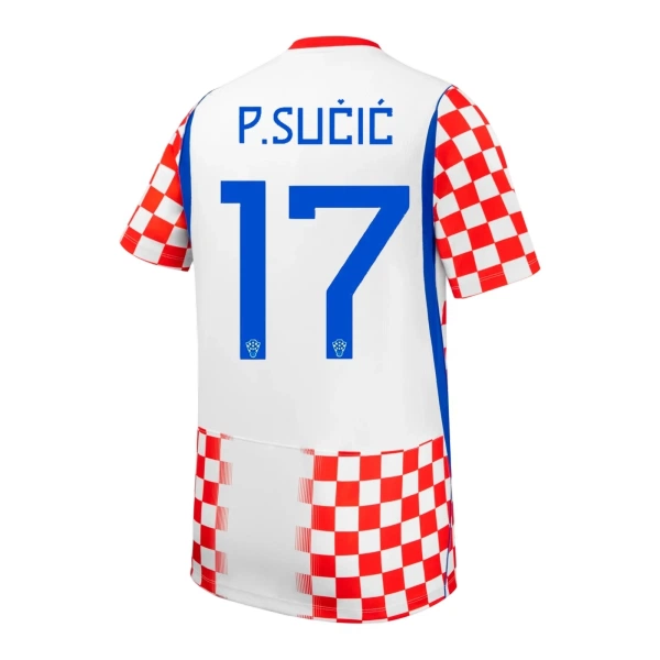 Kroatien P. Sucic 17 Fotbollströja Hemma VM 2026