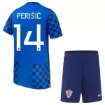 Kroatien Perišić 14 Fotbollströja Barn Borta VM 2026