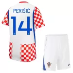 Kroatien Perišić 14 Fotbollströja Barn Hemma VM 2026