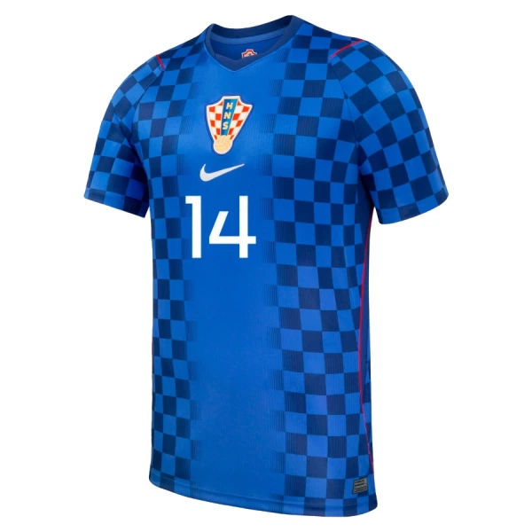 Kroatien Perišić 14 Fotbollströja Borta VM 2026