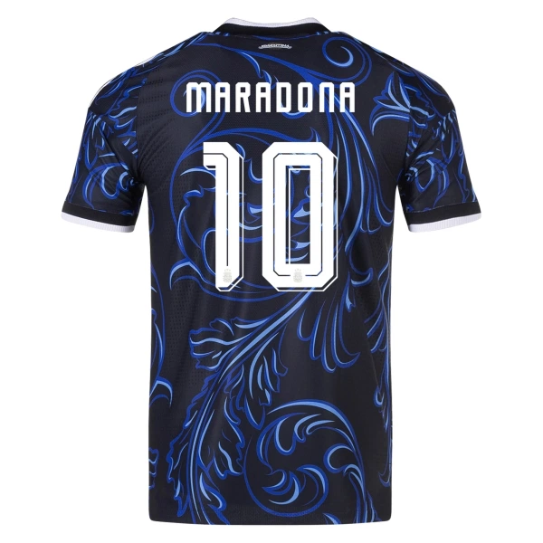 Argentina Maradona 10 Fotbollströja Barn Borta VM 2026